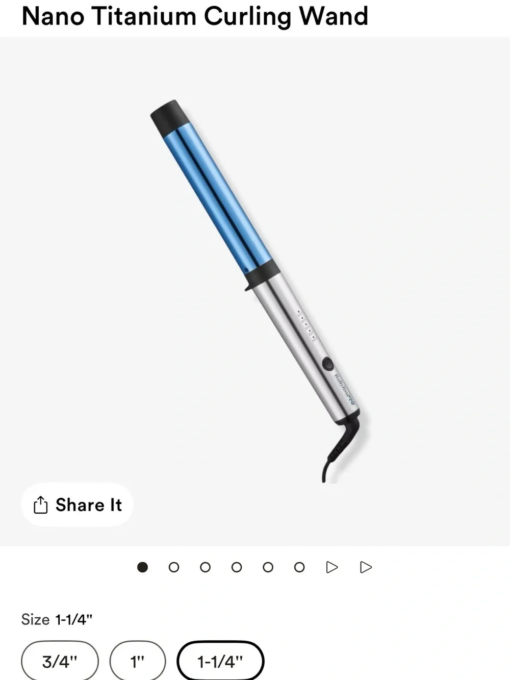 BaBylissPRO Four Barrel Styling Set - Blue and White Graphic